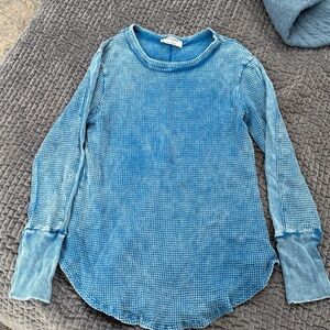 Zenana Outfitters Waffle Knit Top